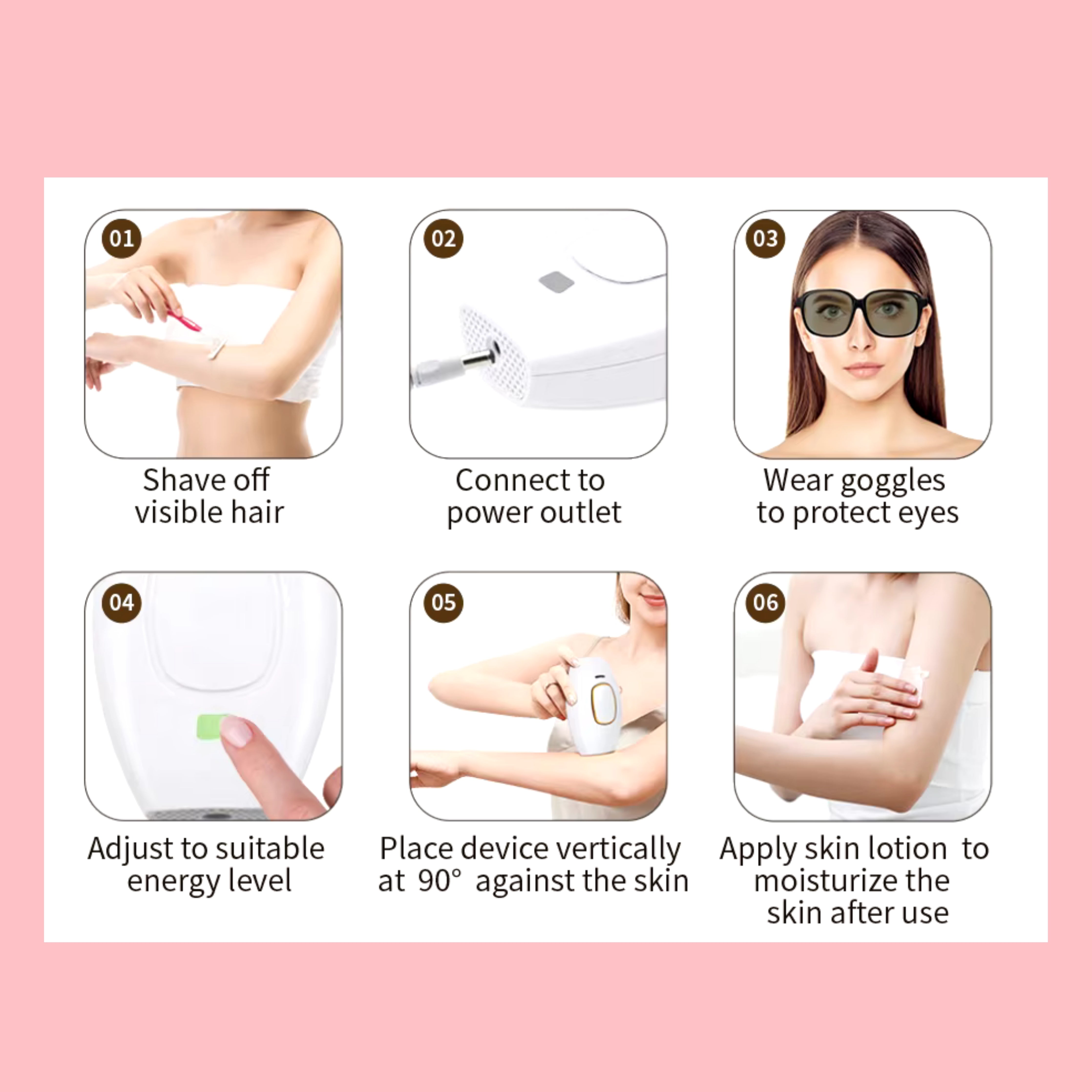 Lazerra™ IPL Hair Removal Handset